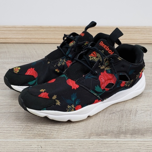 floral reebok sneakers